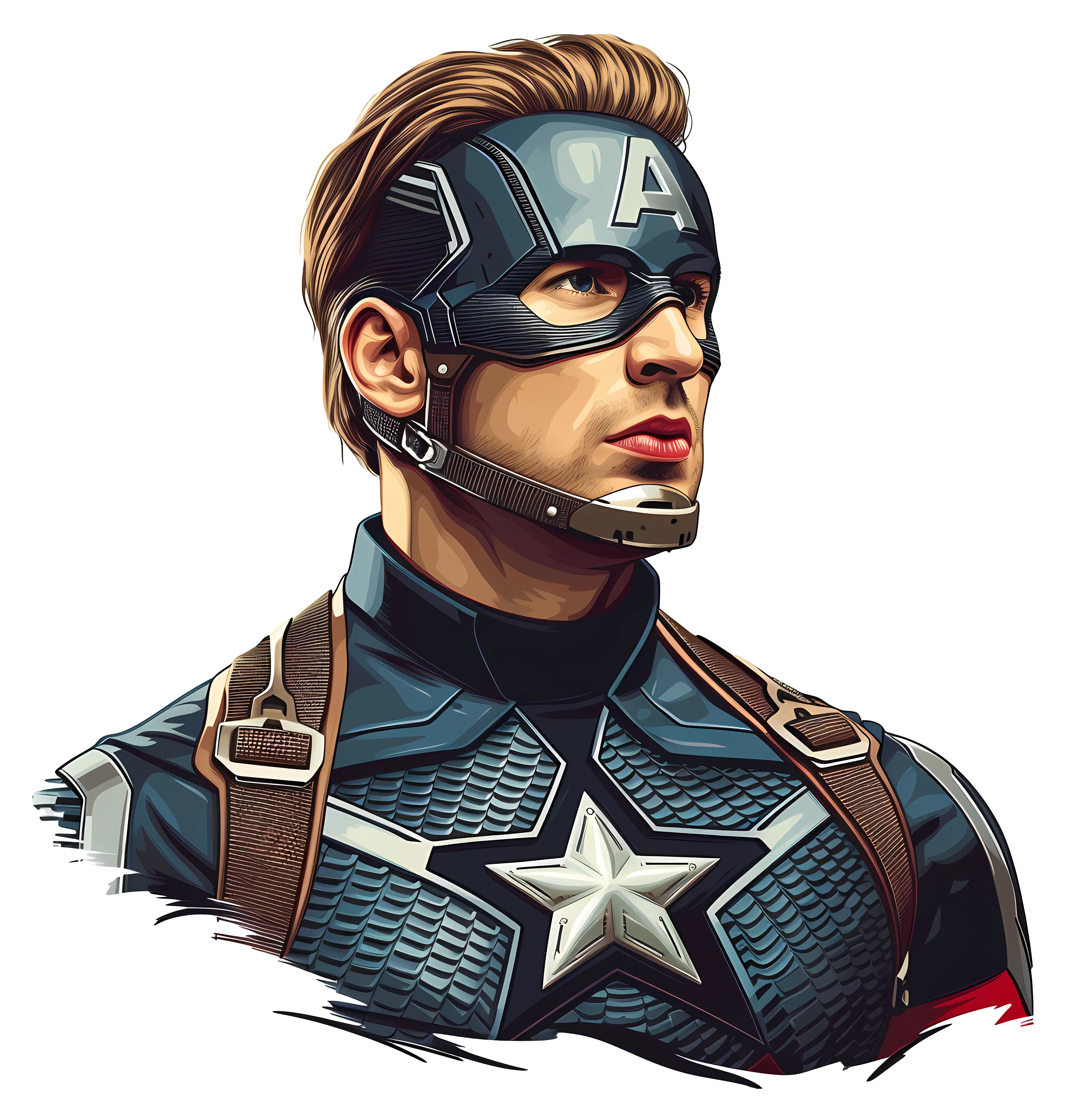 Illustration of a Cartoon Superhero