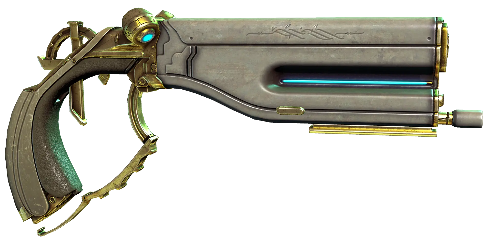 Futuristic Sci-Fi Laser Gun
