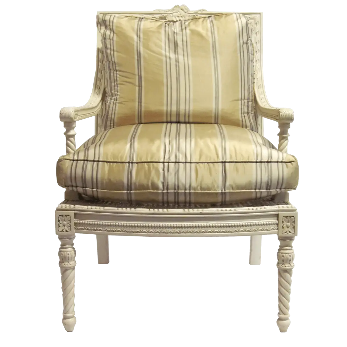 Striped Classic Armchair