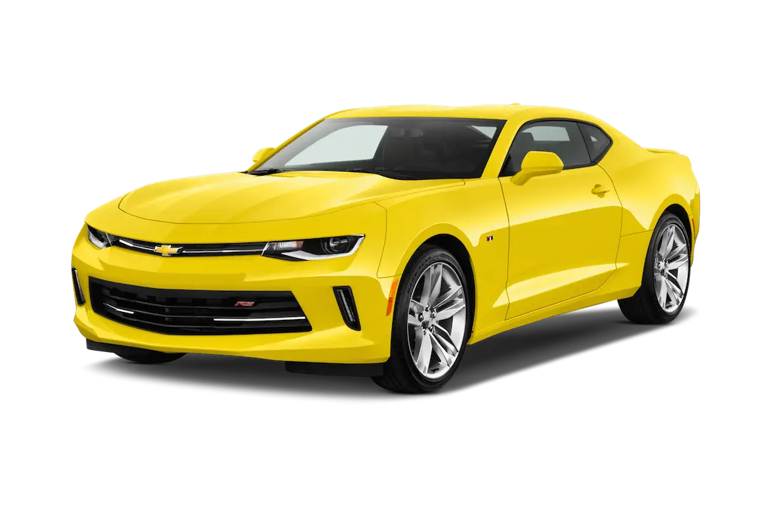 Yellow Chevrolet Camaro Sports Car Image