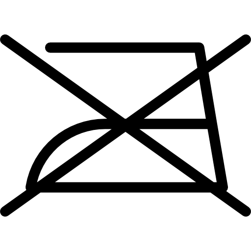 No Ironing Laundry Symbol