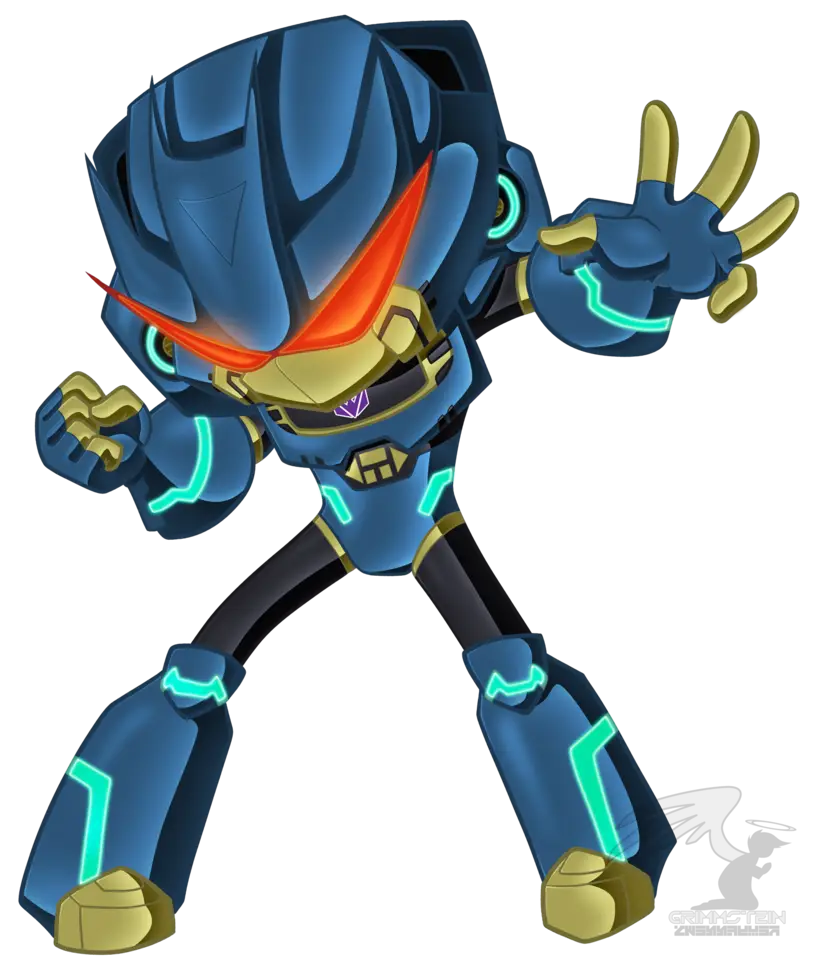 Futuristic Robot Character