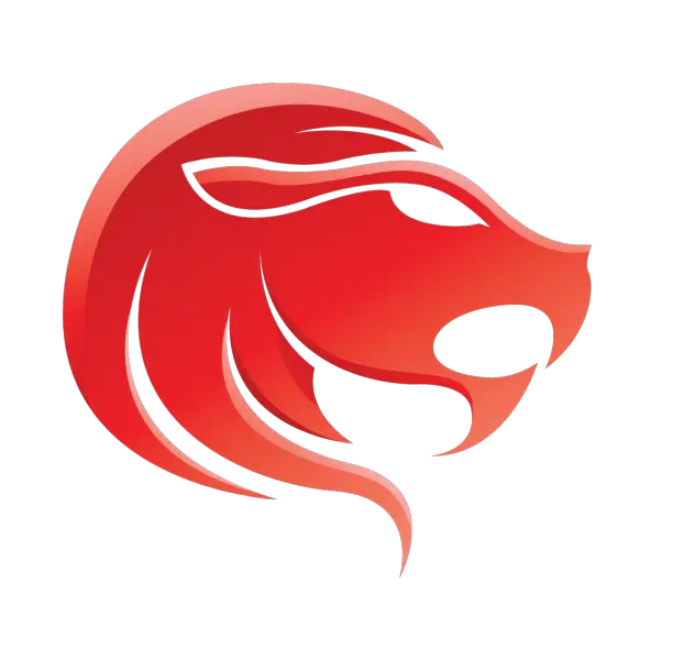 Red Lion Logo Emblem