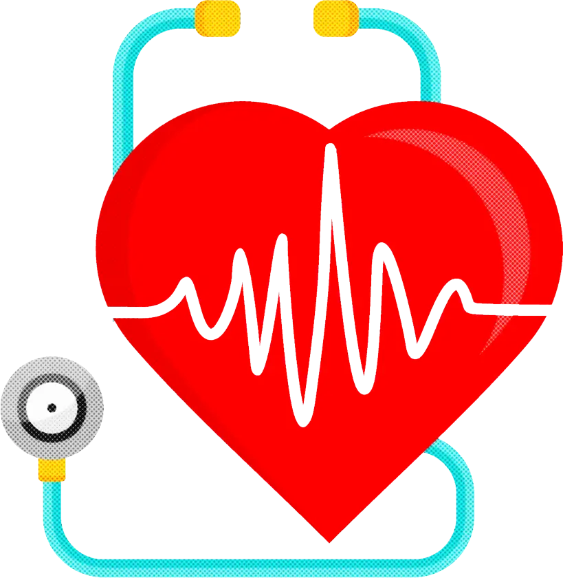 Heart and Stethoscope Healthcare Concept