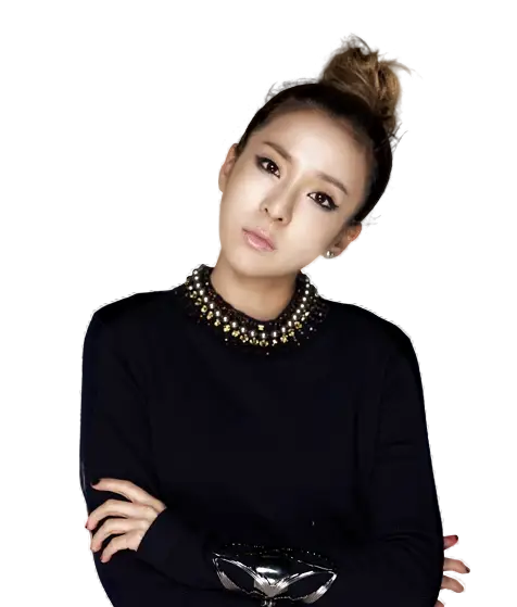 Fashionable Woman in Black Sweater