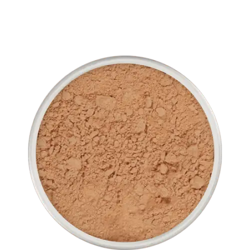 Brown Powder in a Round Container