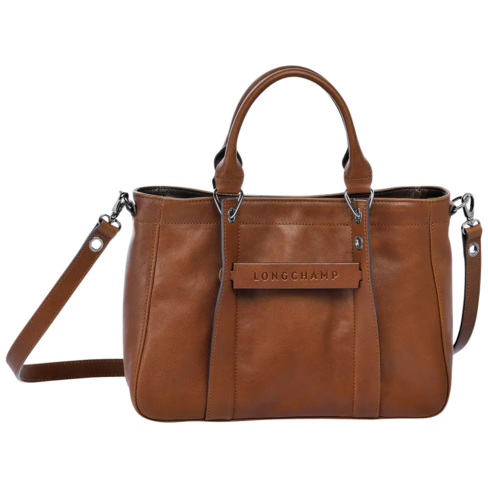 Elegant Brown Leather Handbag