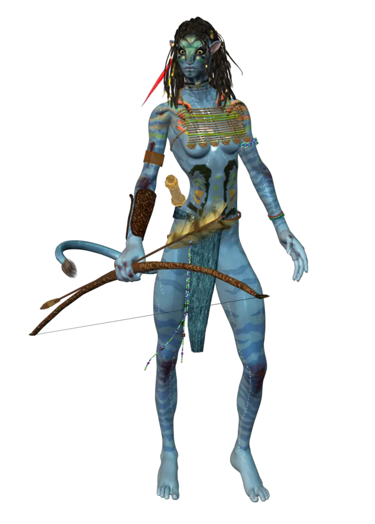 Avatar Character with Bow and Arrow