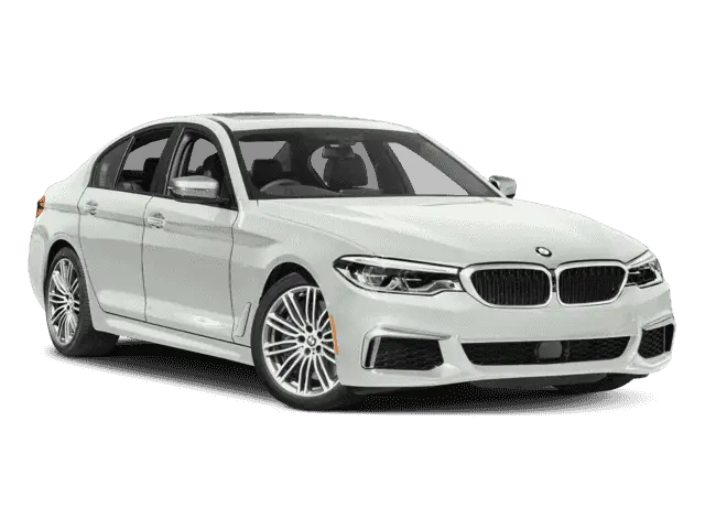 White Luxury Sedan Car
