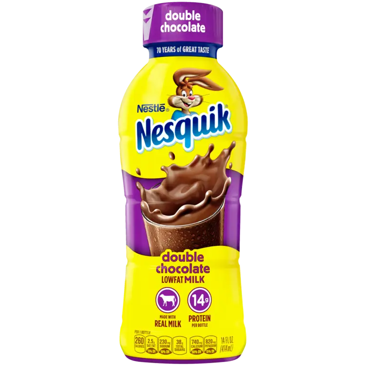 Nesquik Double Chocolate Milk Bottle