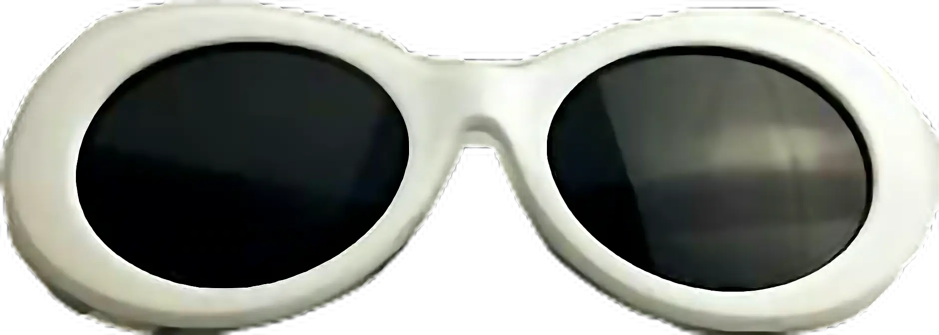 White Framed Sunglasses