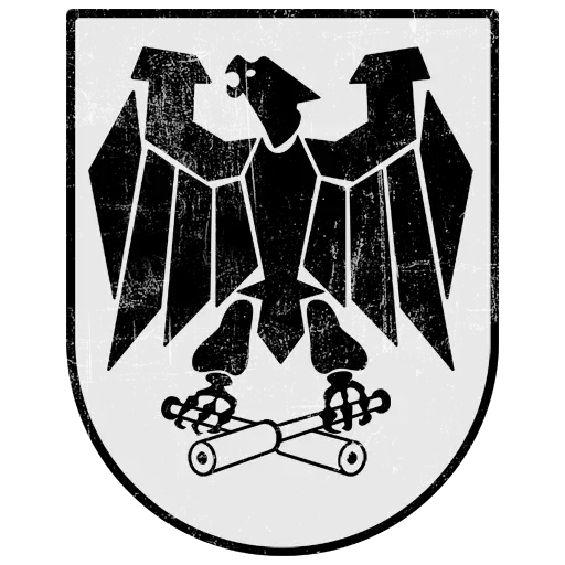 Black Eagle Emblem for Symbolic Representation