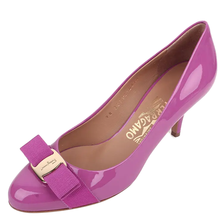 Elegant Purple Heel Shoe