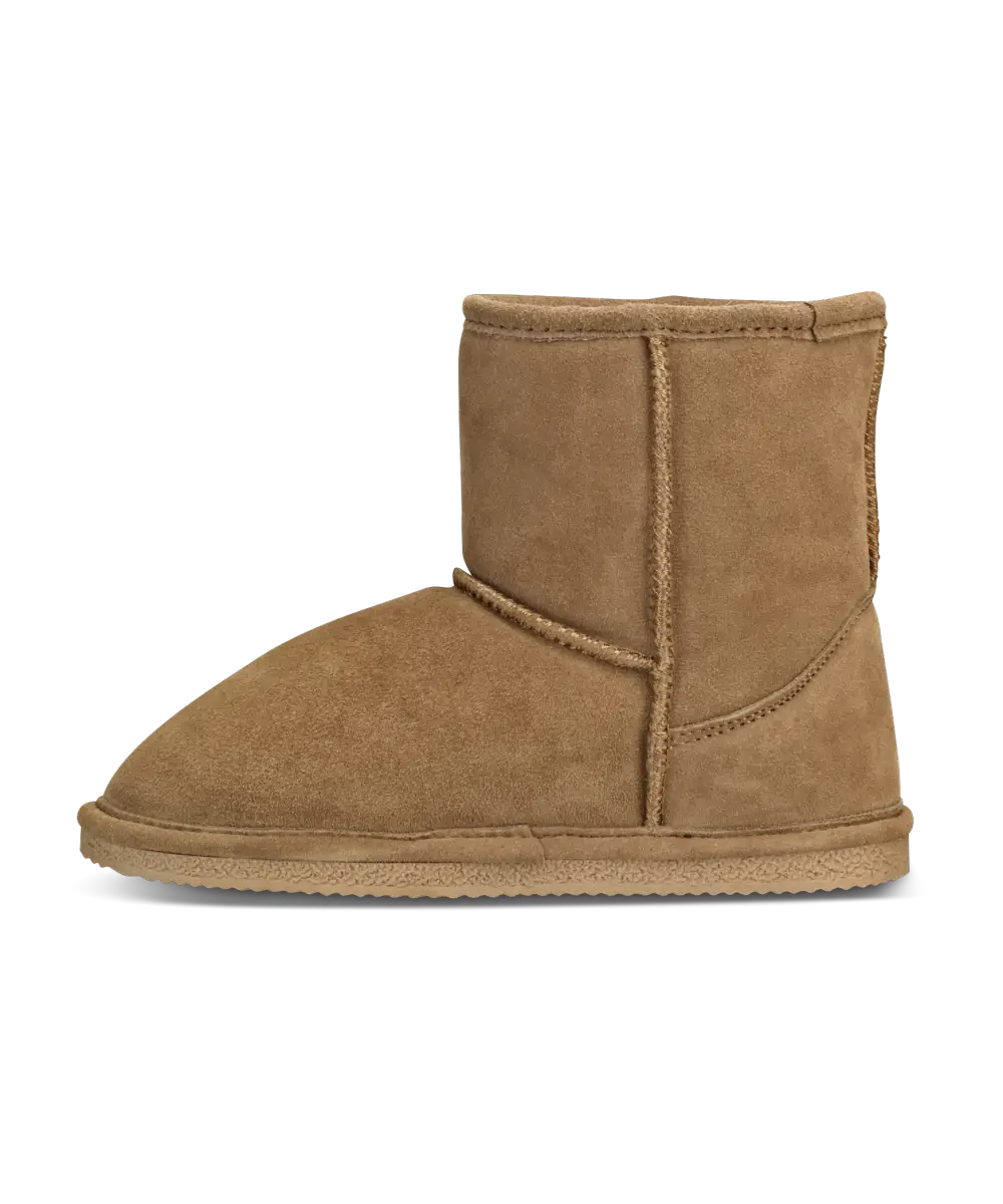 Brown Suede Winter Boot for Cold Weather