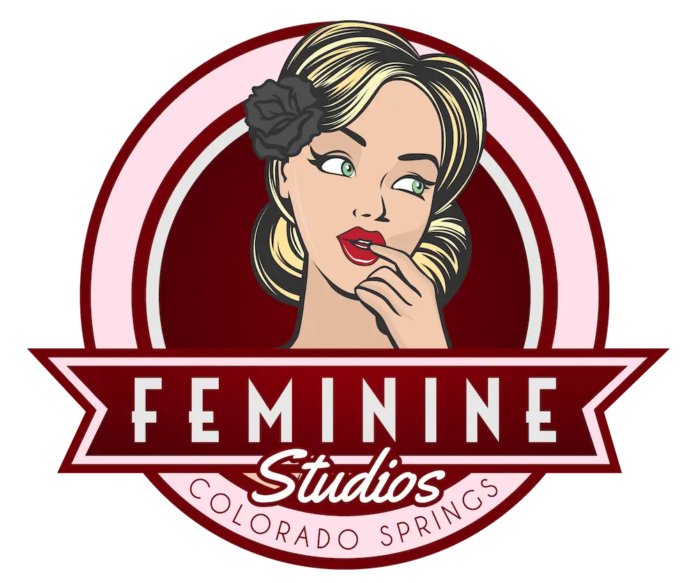 Feminine Studio Logo with Elegant Design