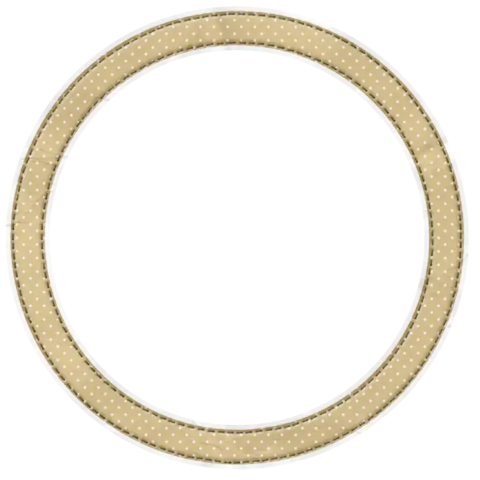Patterned Circular Frame