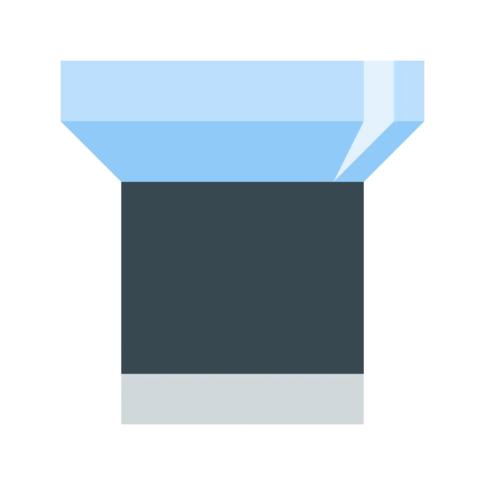Blue Top Hat Illustration