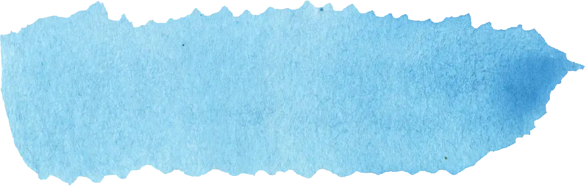 Blue Watercolor Brushstroke Illustration