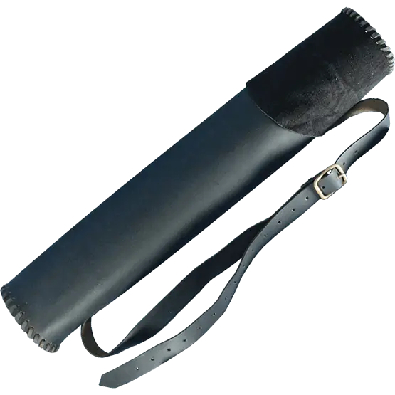 Black Leather Archery Quiver
