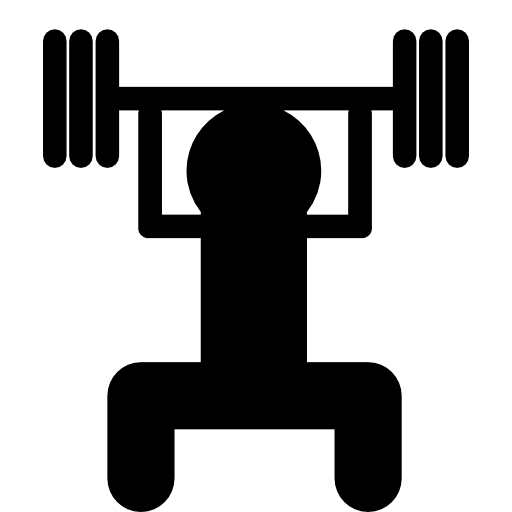 Silhouette of Person Lifting Weights