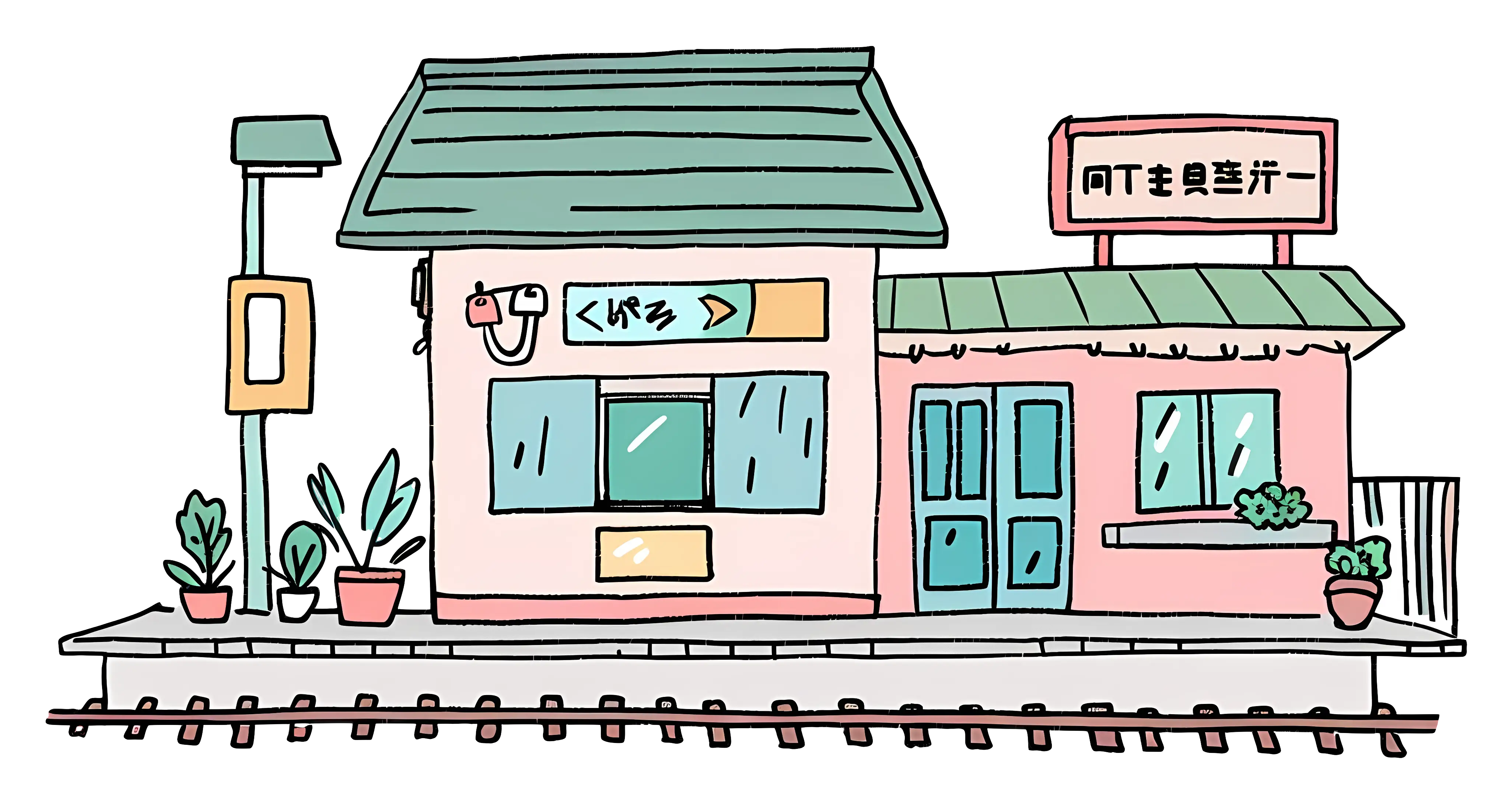 Small Cute Doodle House