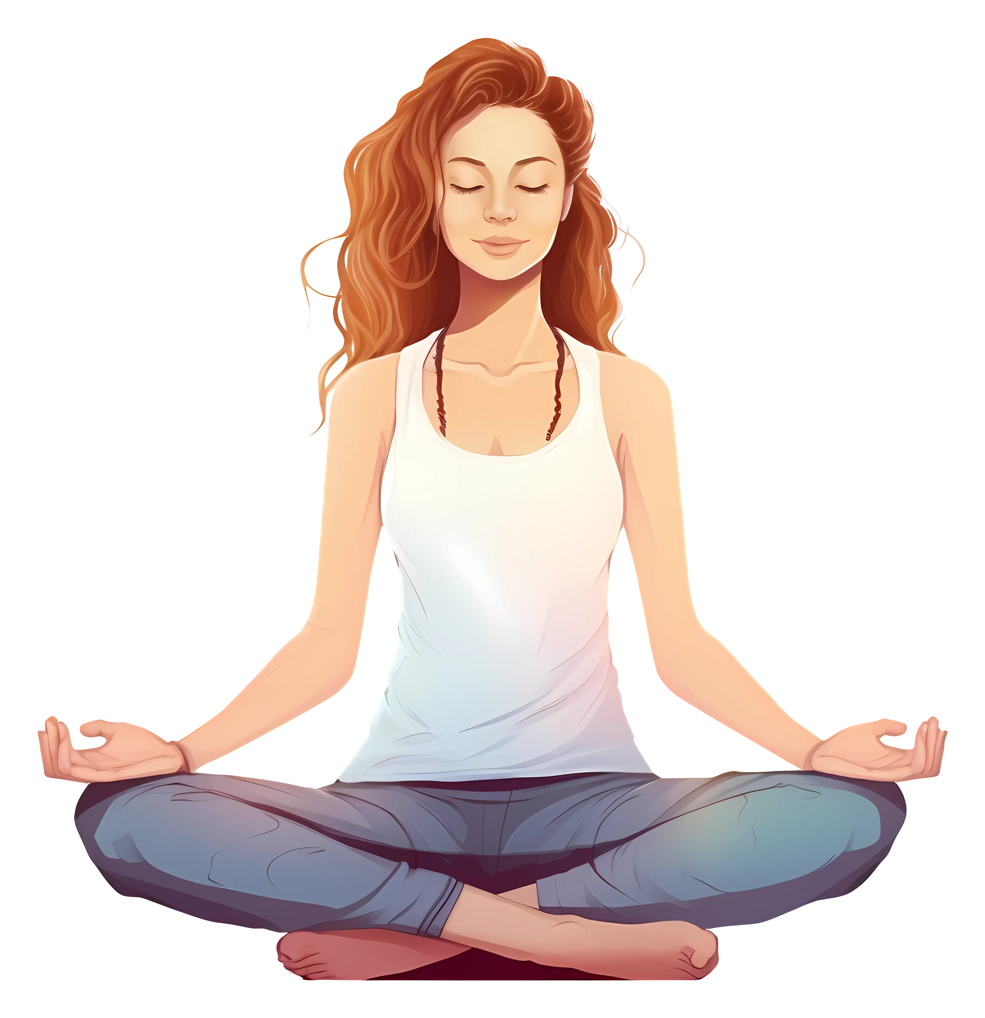 Woman in Yoga Pose
