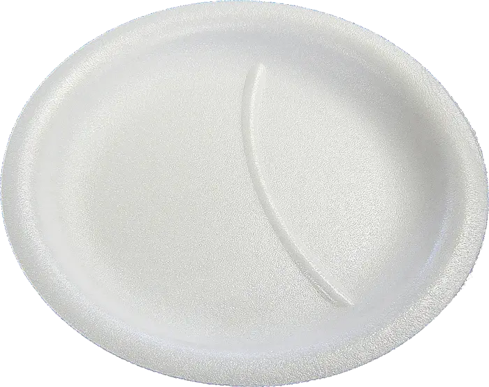 White Divided Plate