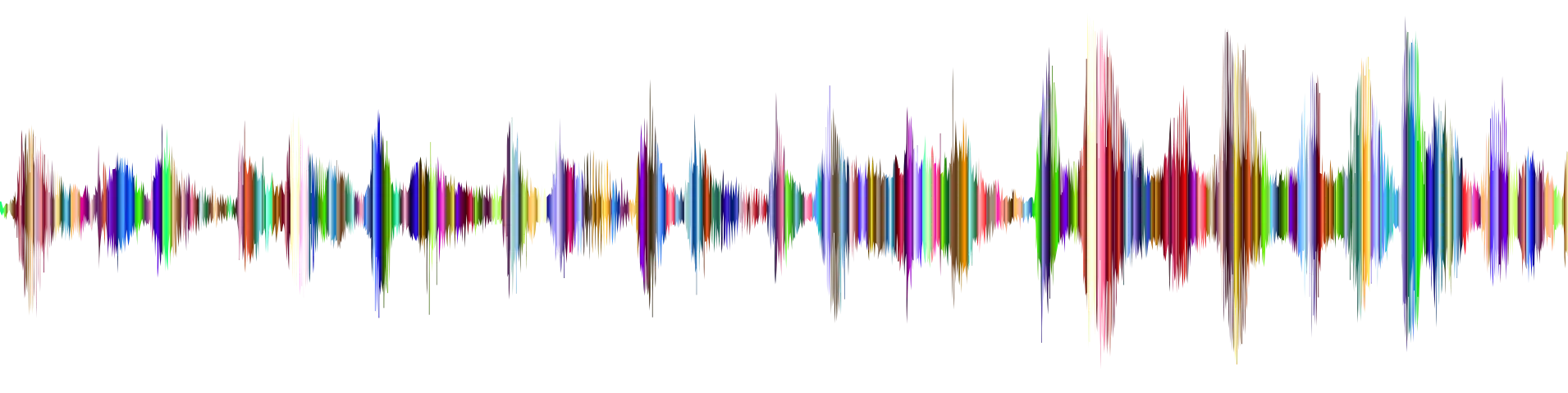 Colorful Sound Wave Pattern Design