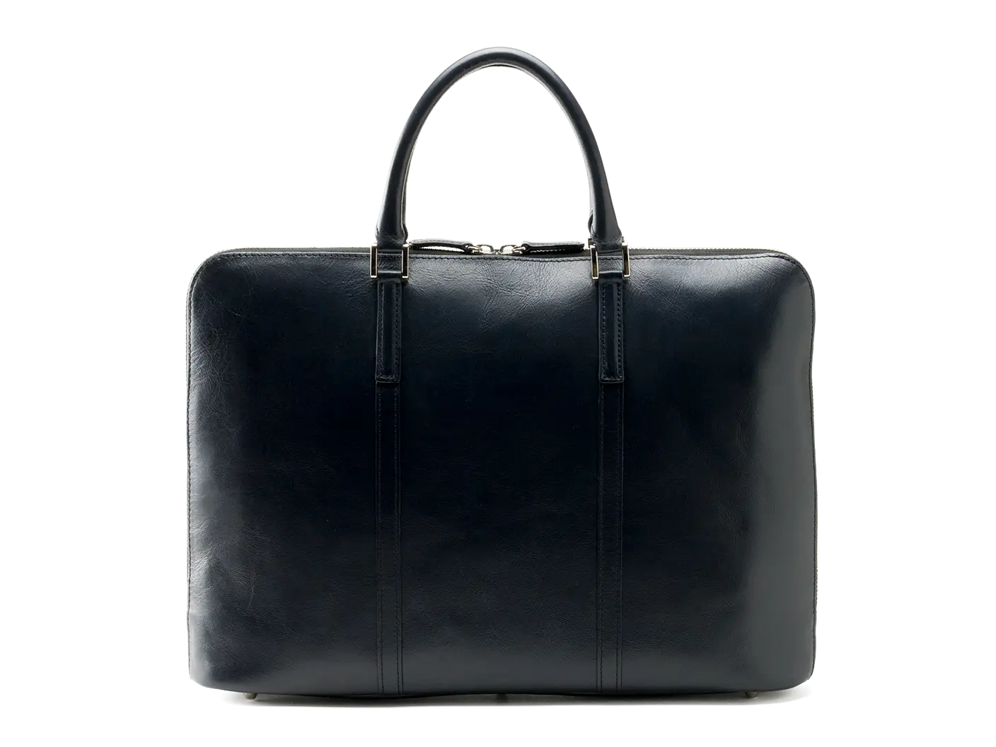 Elegant Black Leather Briefcase