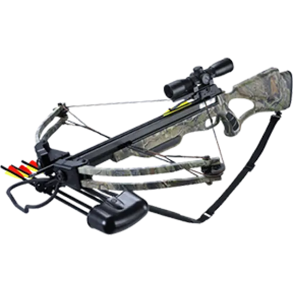 Camouflage Crossbow with Scope
