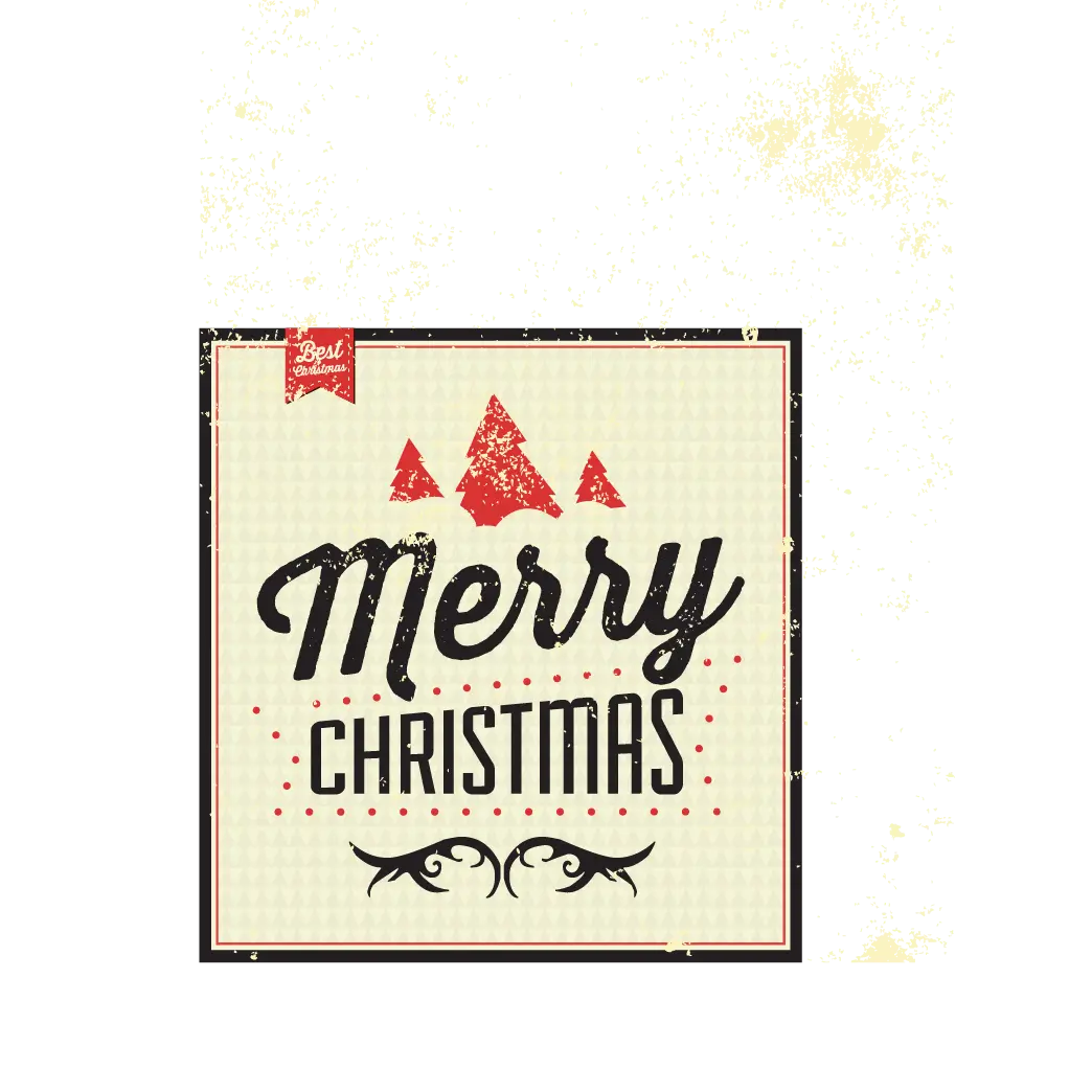 Merry Christmas Greeting Card