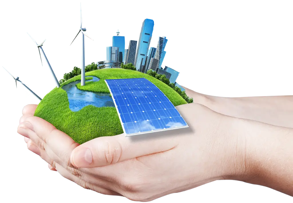Sustainable City in Hands