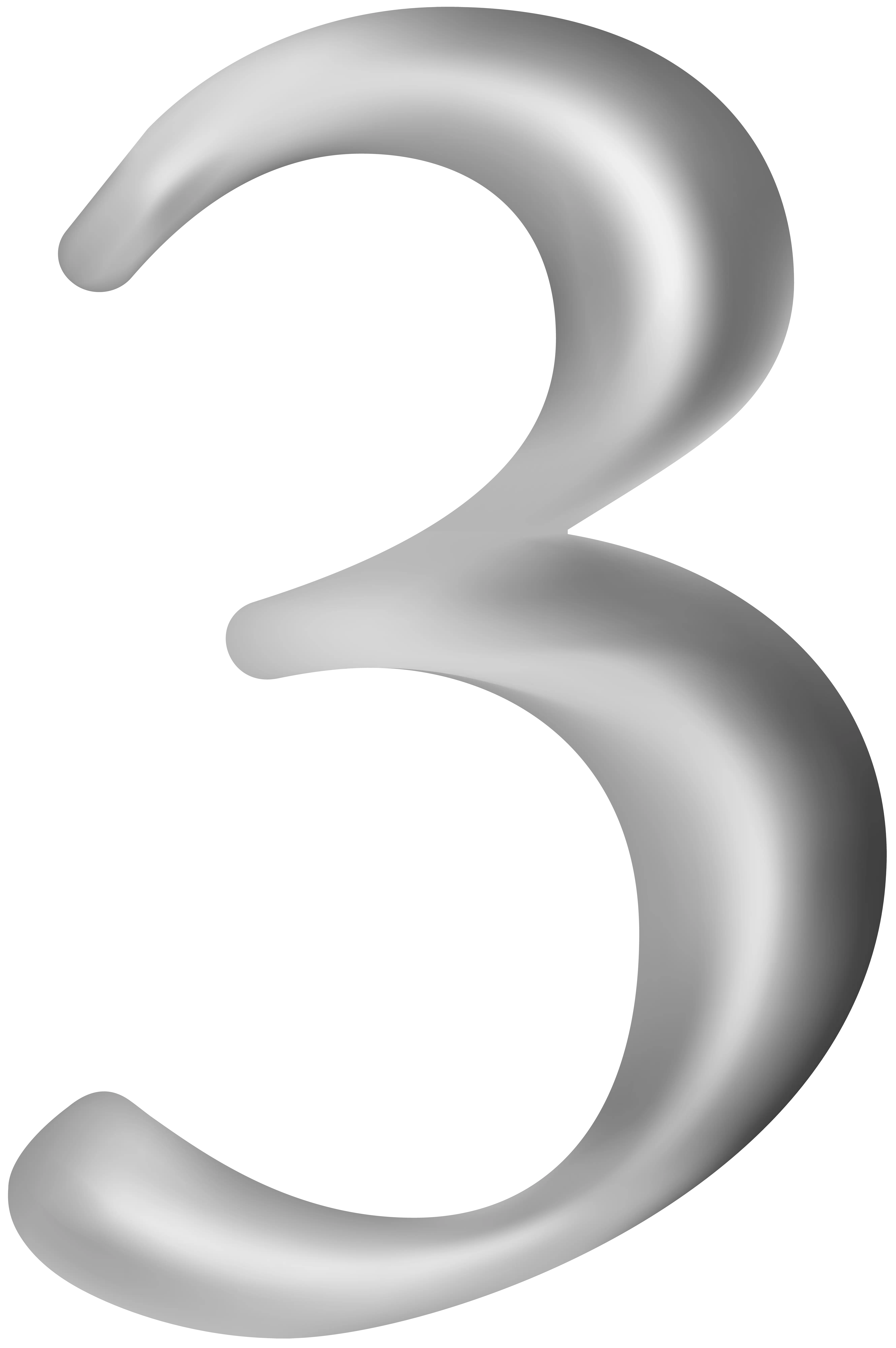 Silver Number Three Design