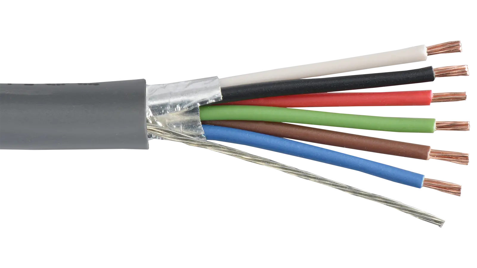 Multicolored Electrical Wires with Copper Cores