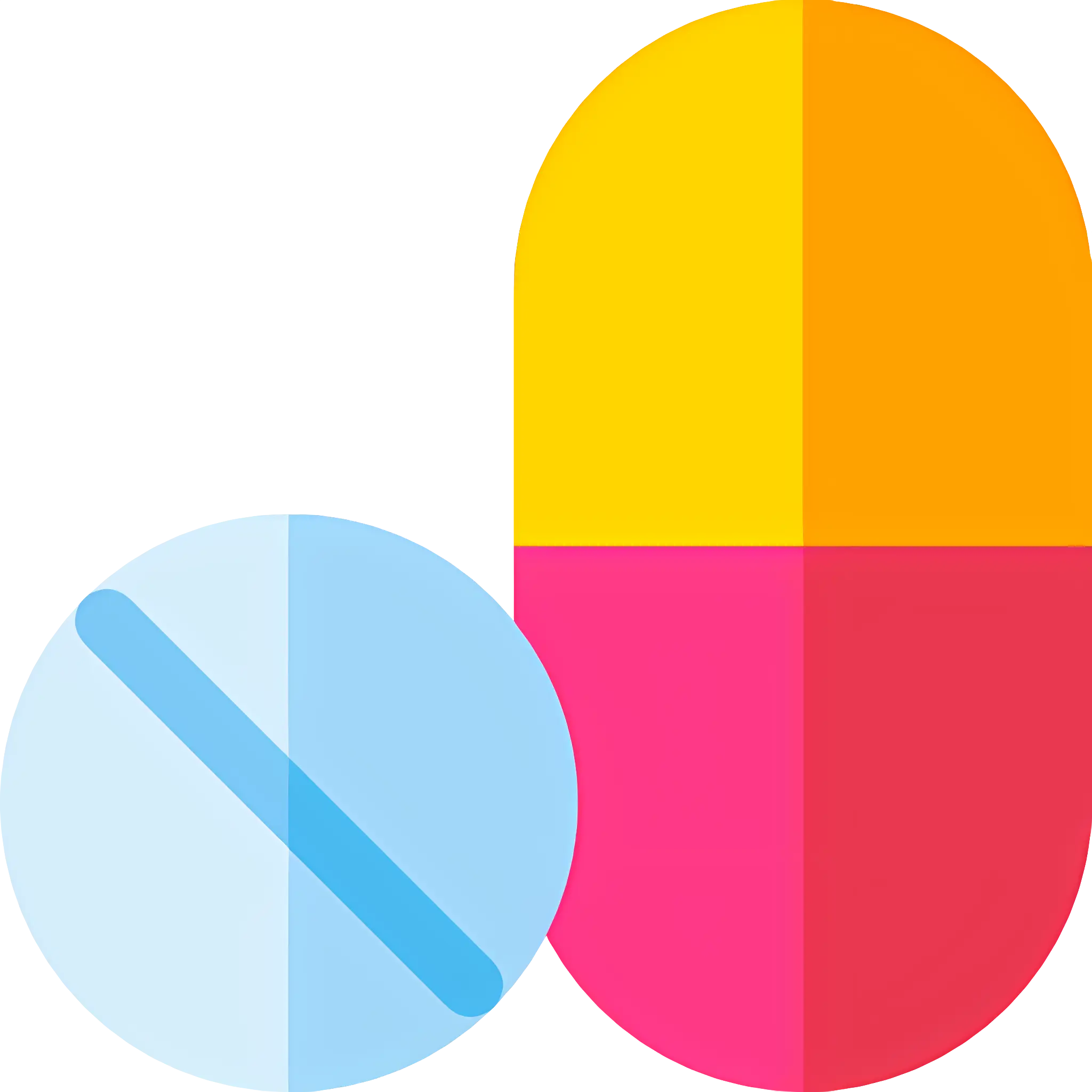 Colorful Pills for Health