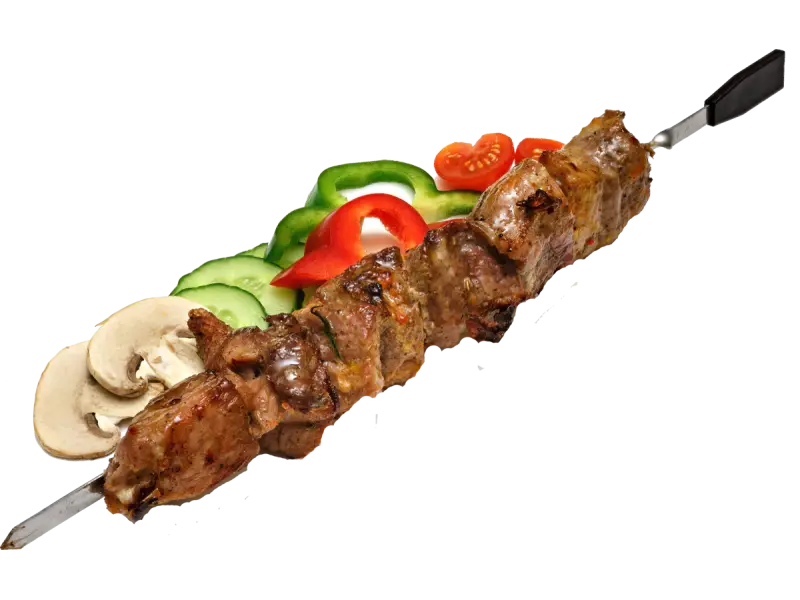 Delicious Kebab with Vegetables