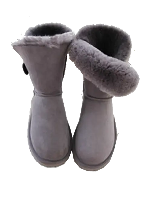 Warm Gray Winter Boots