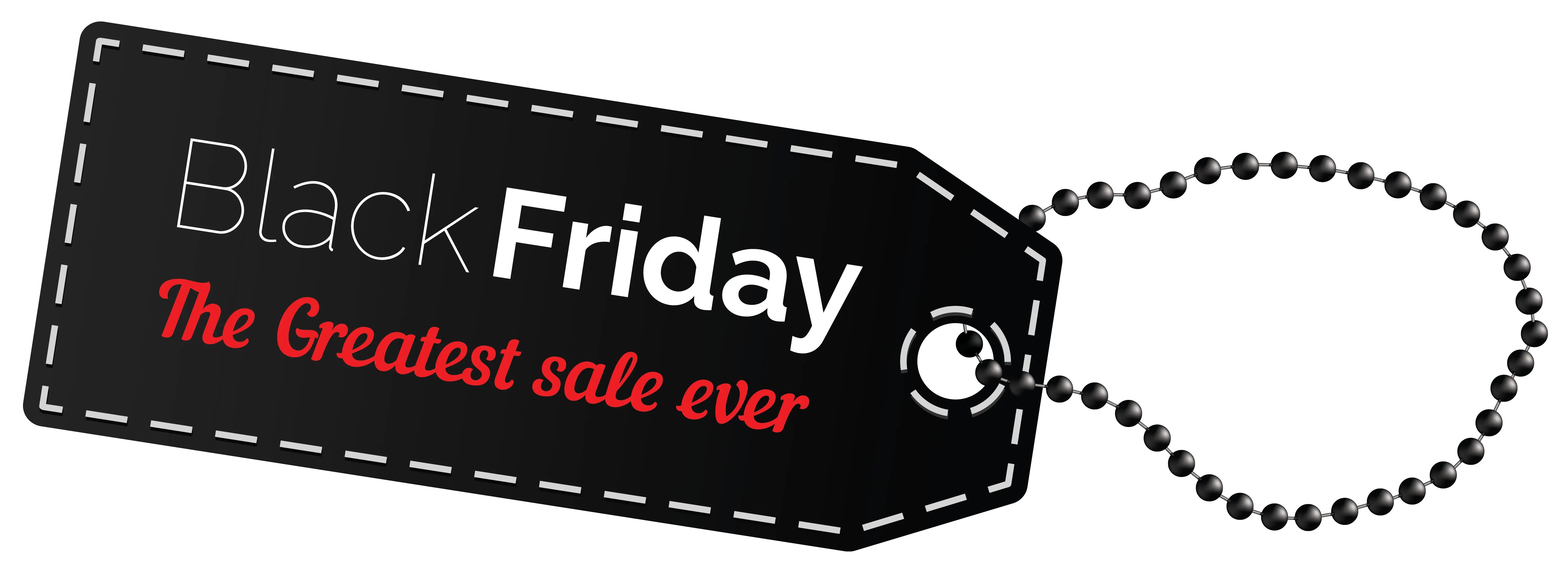 Black Friday Sale Tag Design for Promotions