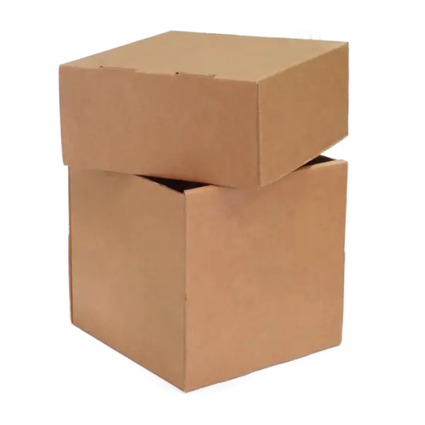 Stacked Brown Cardboard Boxes