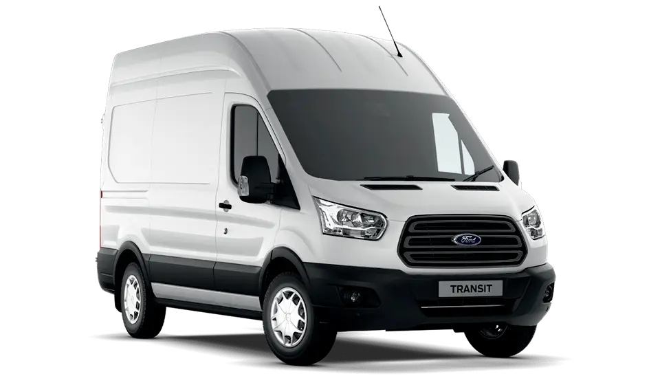 White Cargo Van for Transport