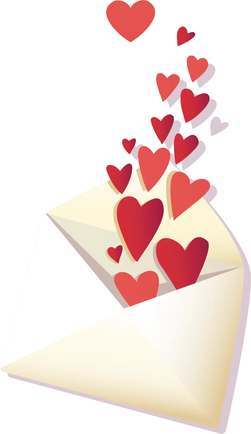 Love Letter with Hearts