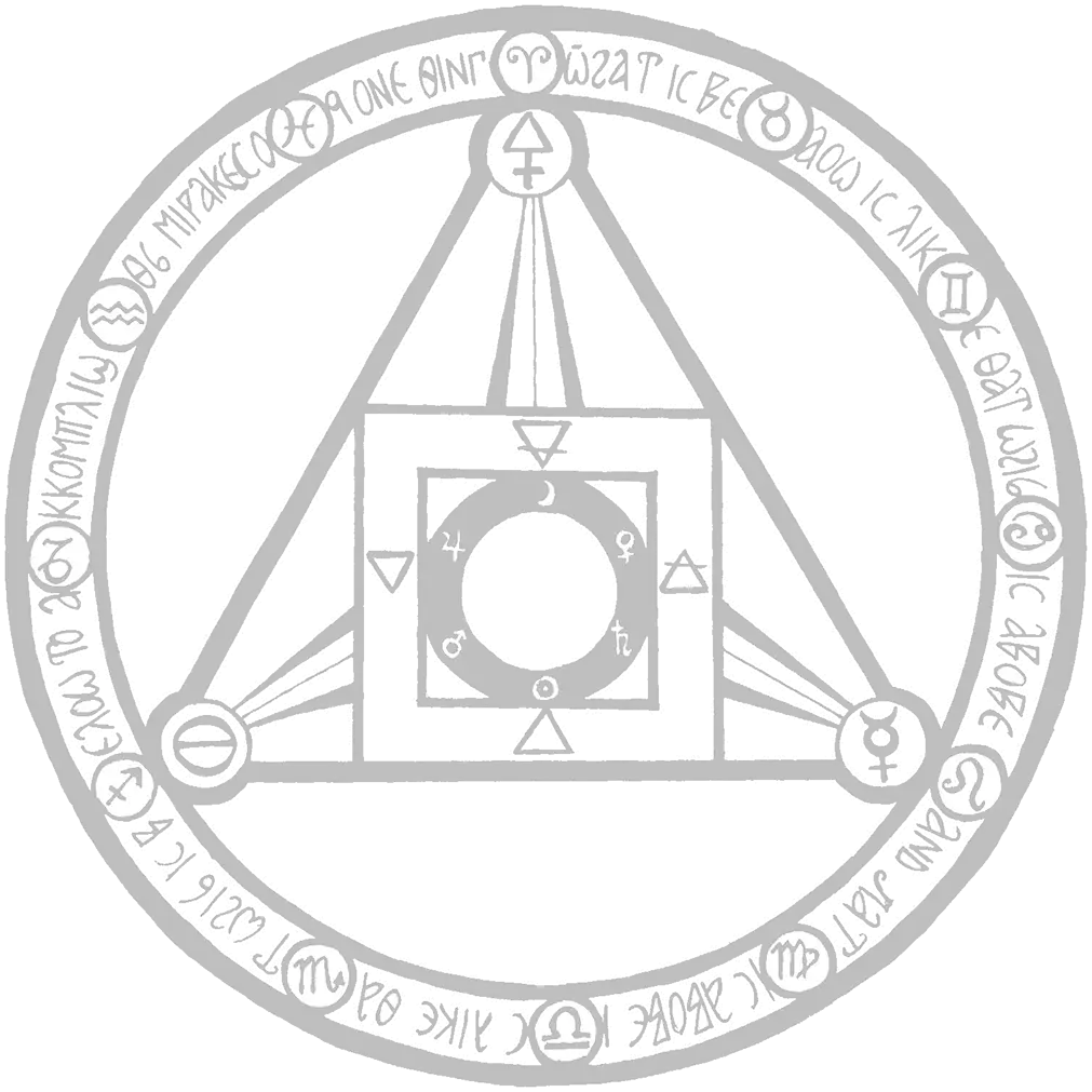 Mystic Alchemy Circle Symbol