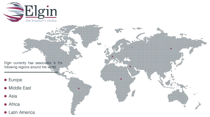 World Map with Locations