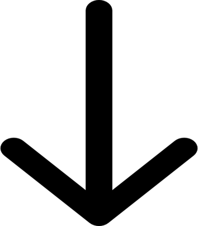 Black Downward Arrow Icon