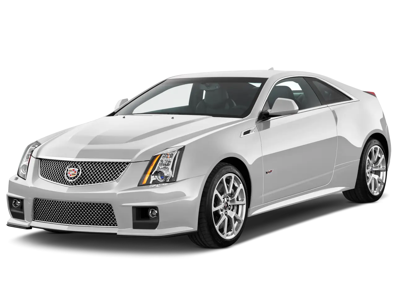 White Coupe Car with Sleek Design