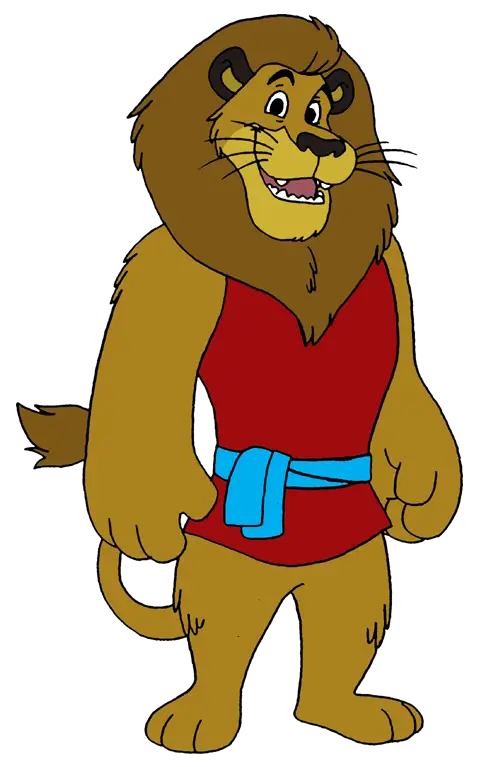 Cartoon Lion Character Illustration