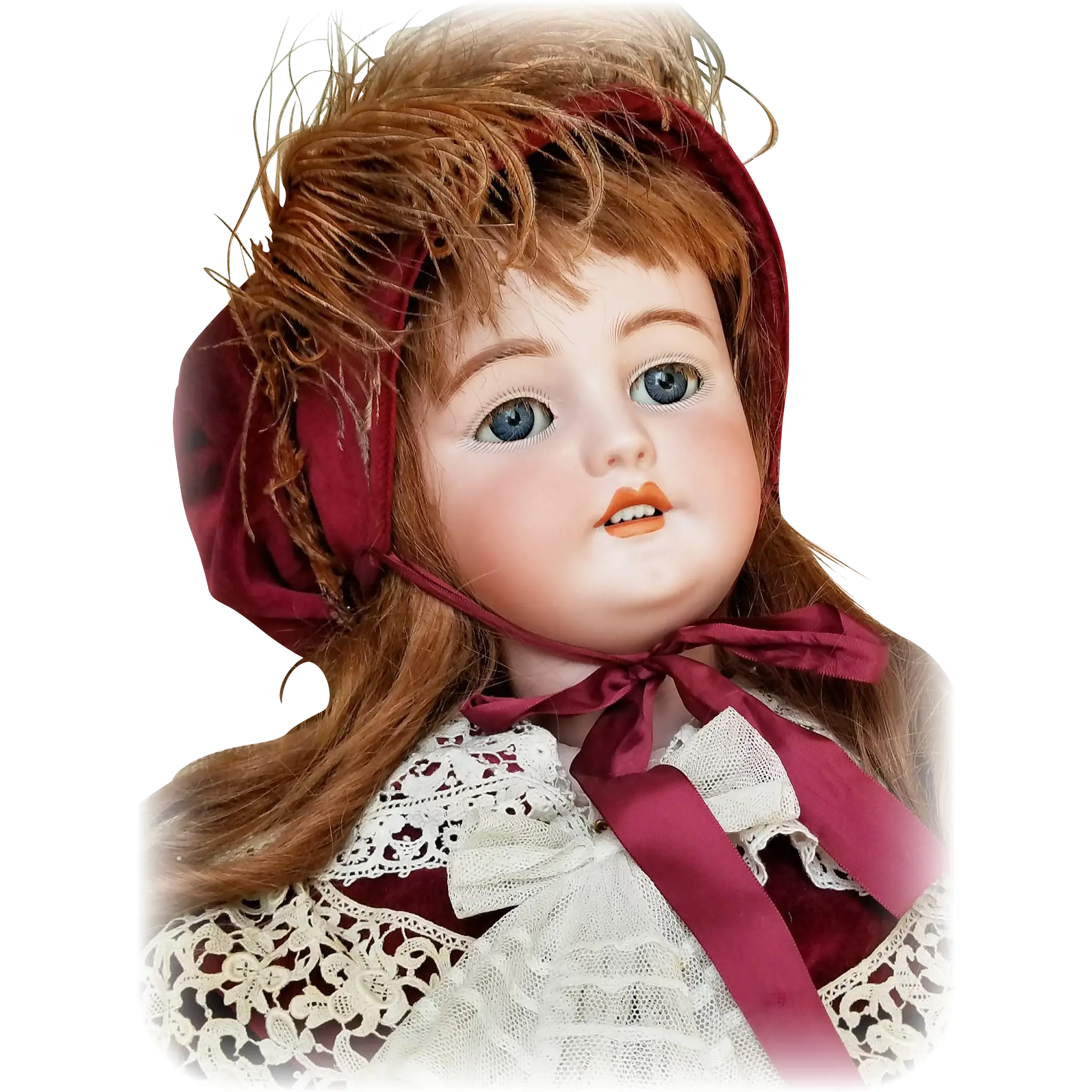 Vintage Doll with Red Bonnet