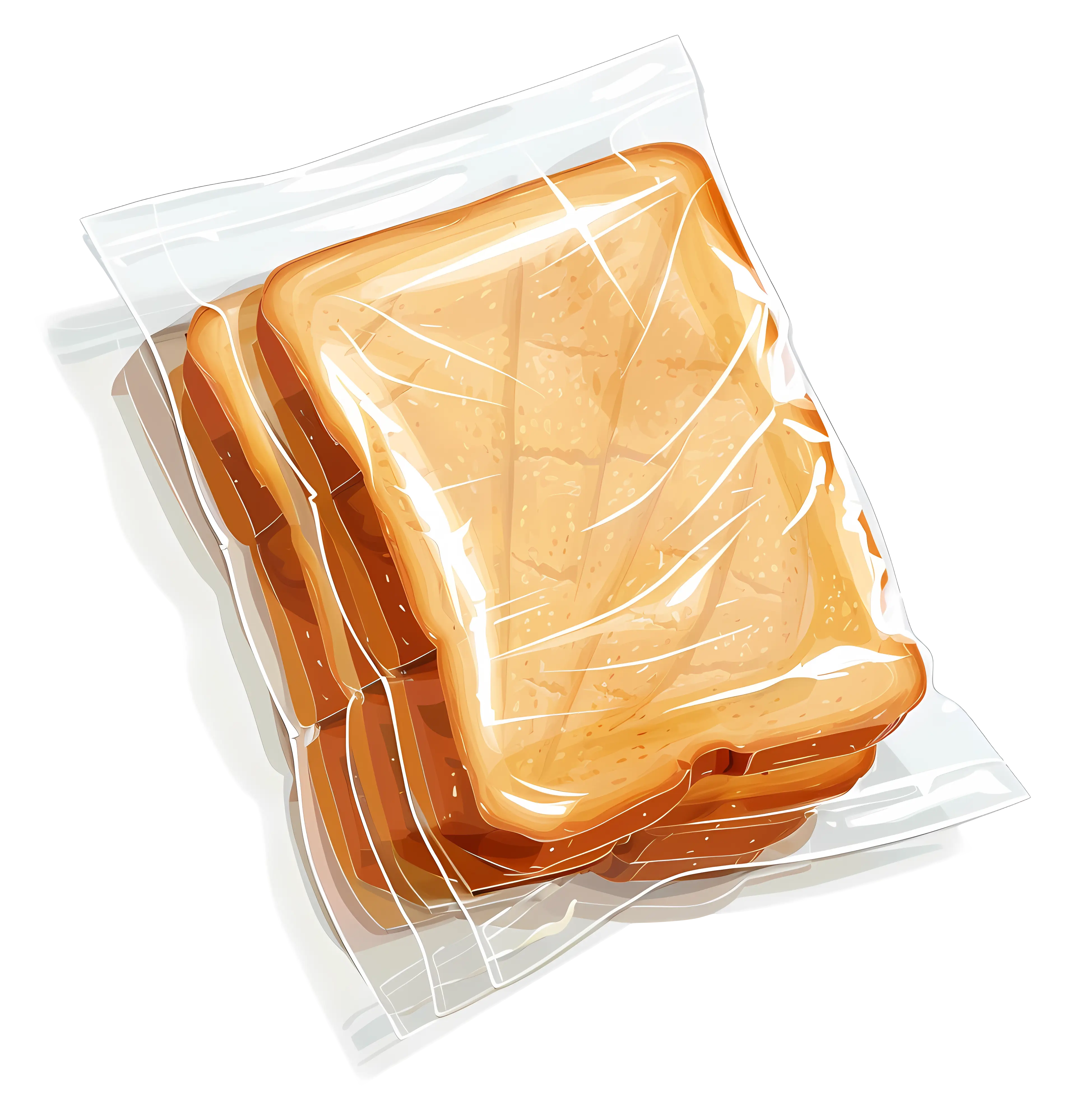 Sliced Bread in Plastic Bag