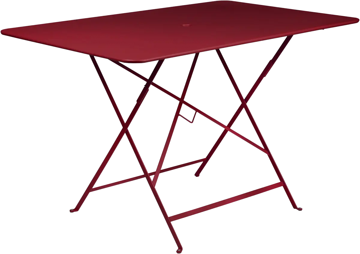 Red Portable Folding Table