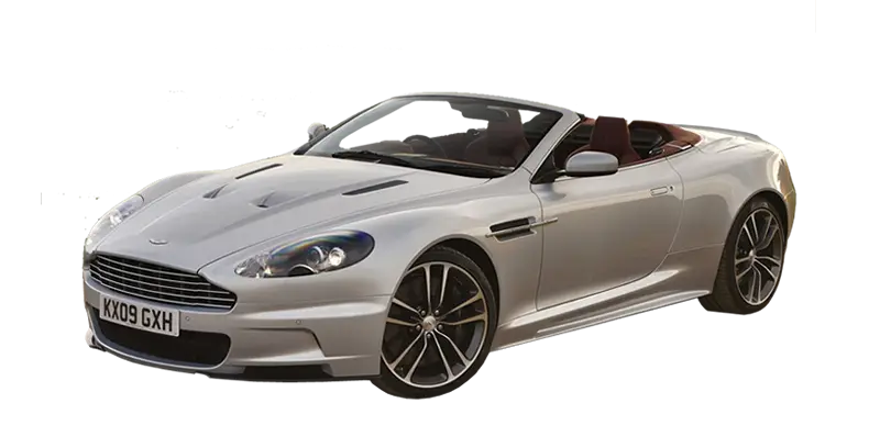 Silver Convertible Sports Car